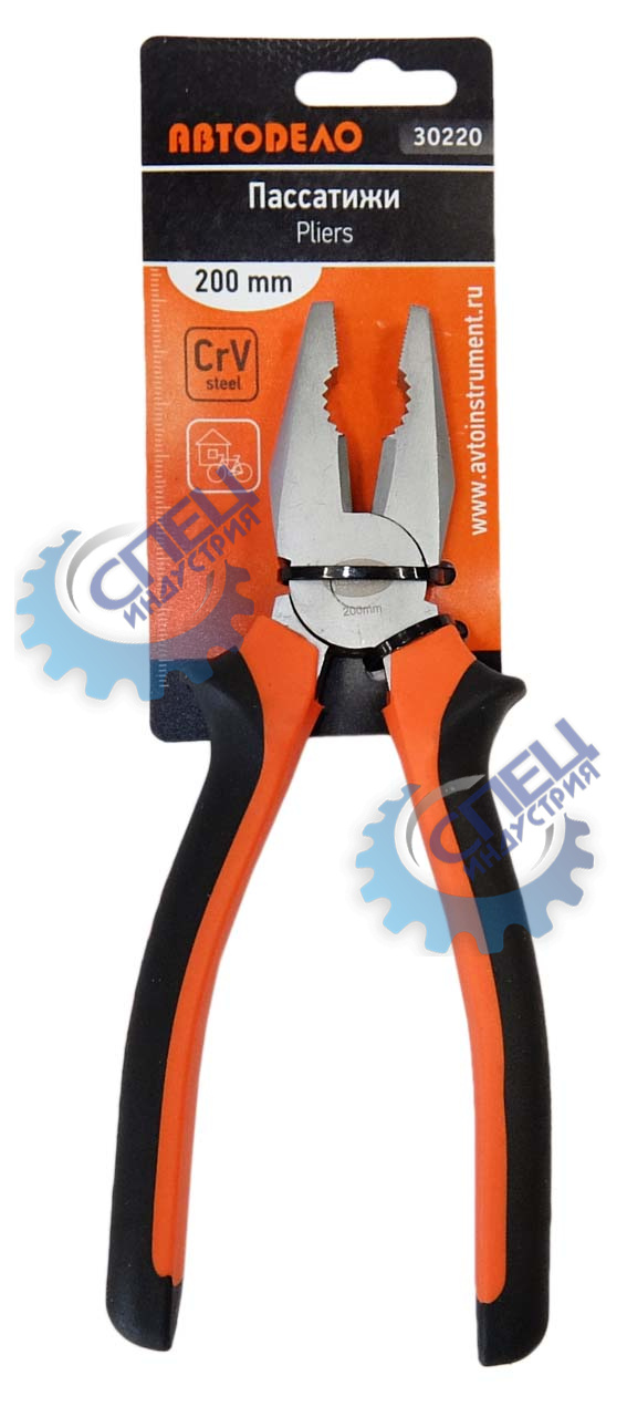 Пассатижи 200 мм (АвтоДело) холдер (13229) 30220