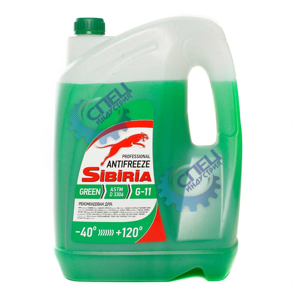 Антифриз SIBIRIA  10кг (зелёный)