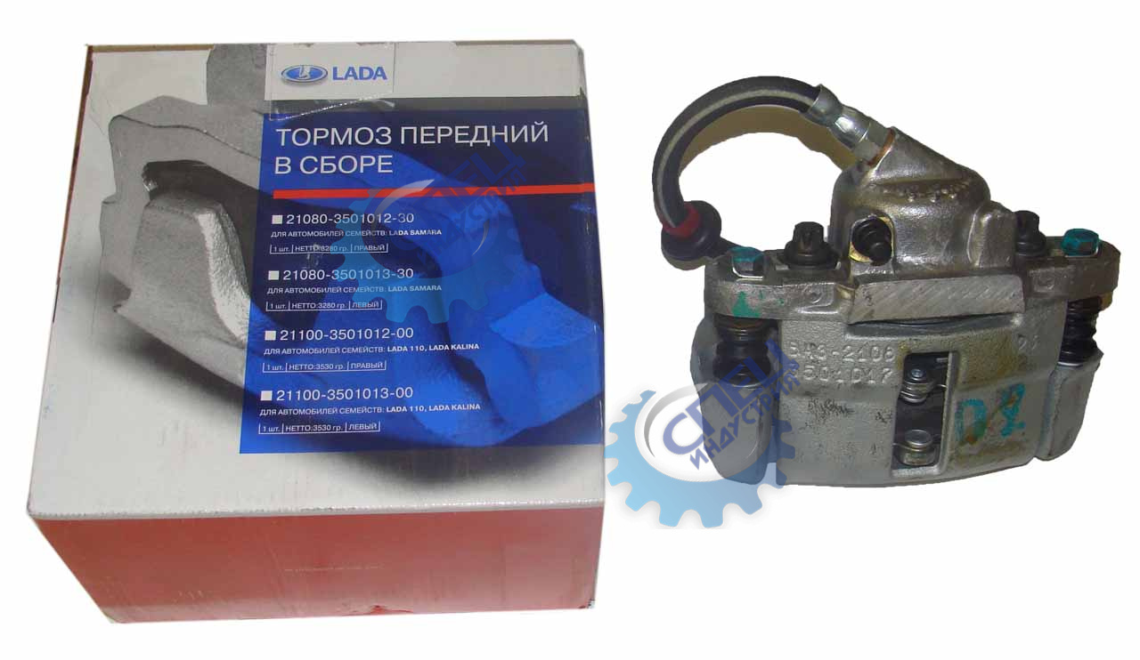 Суппорт ВАЗ-2108 передний правый в сборе (ВАЗ) суппорт, цилиндр, шланг, колодки