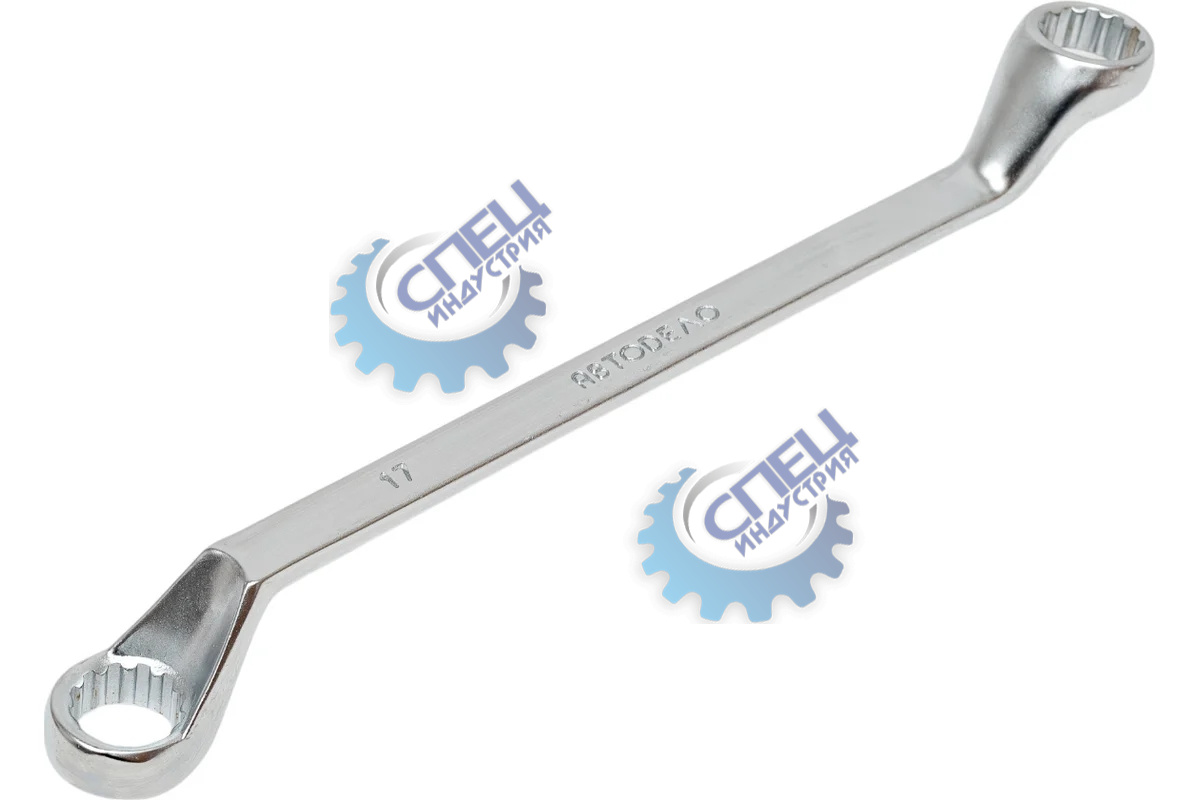 Ключ накидной коленч 17*19 (АвтоДело) (12436) 33179
