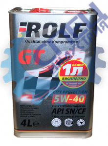 А/масло Rolf GT 5W40 4л акция 4 литра по цене 3-х