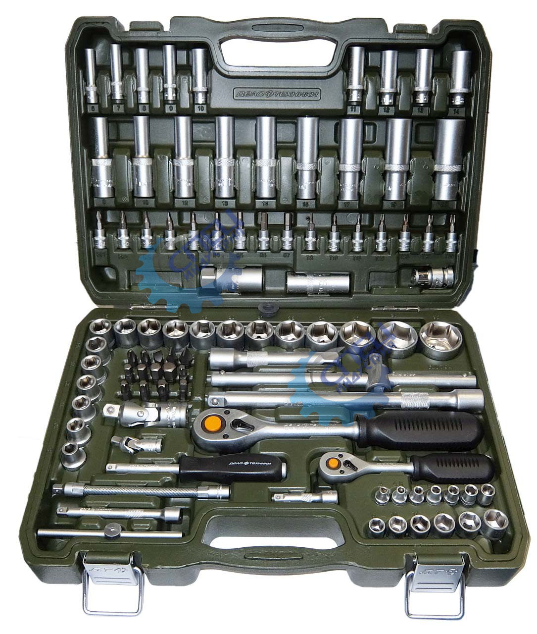 Набор инструмента (головок) 94 пр (ДТ) 1/4'',1/2" 6 гр