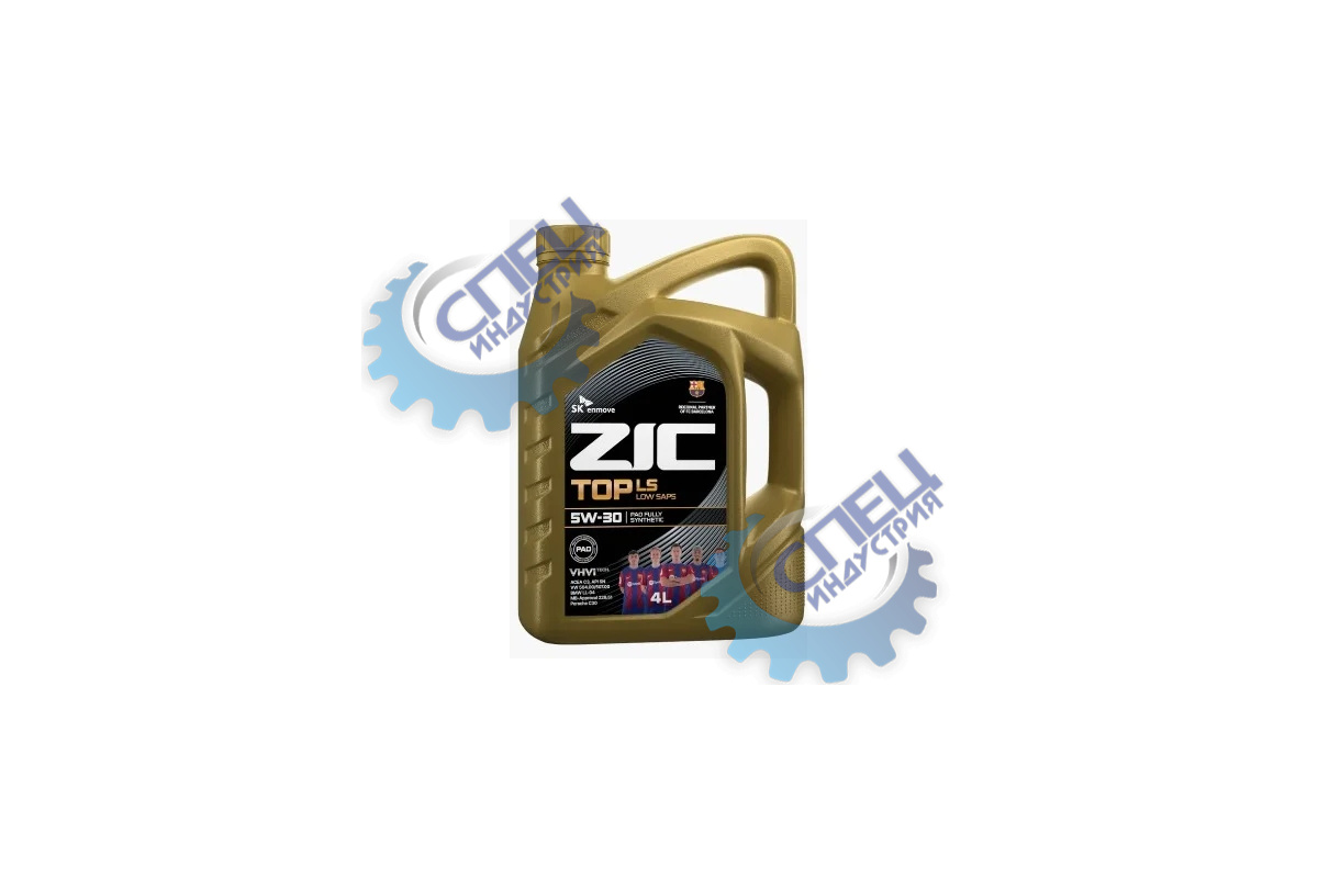 А/масло ZIC  5W30 TOP PAO LS 4 л SN, C3, VW 504.00|VW 507.00