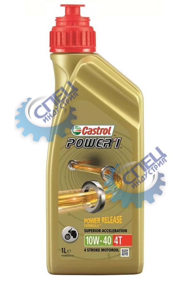 Масло 4T Castrol Power 1 10W40.  1 л 