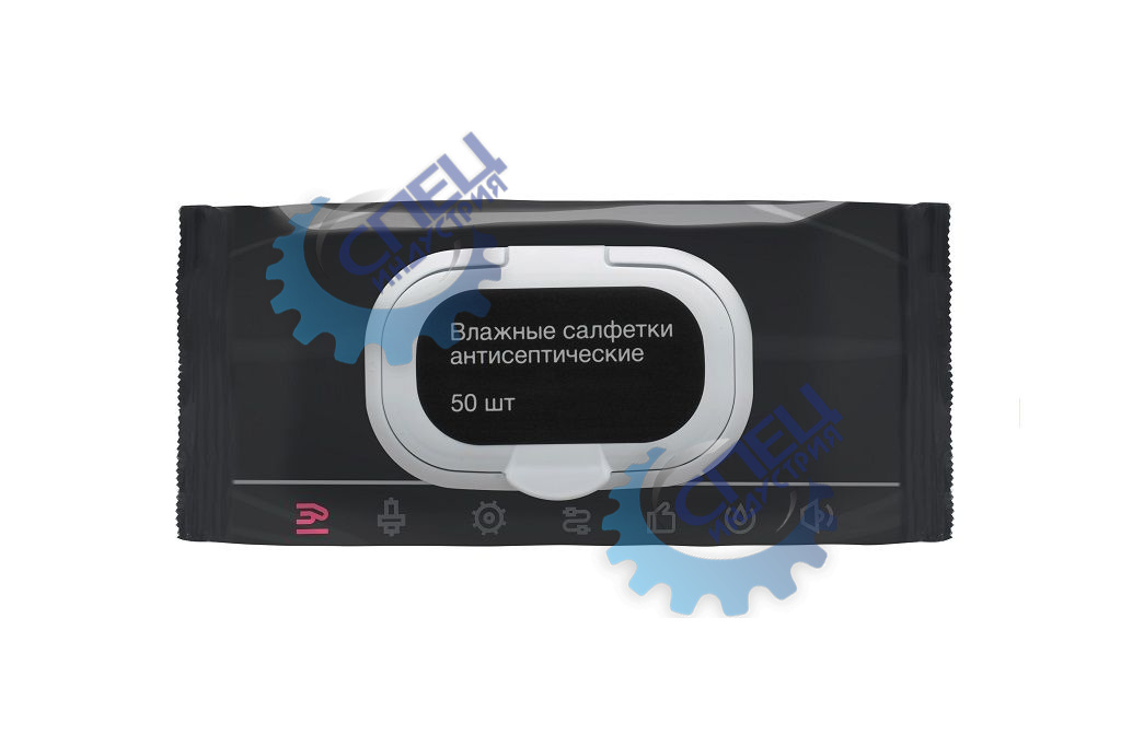Салфетки антисептические 50шт (Лада-Имидж LECAR) пластиковый клапан