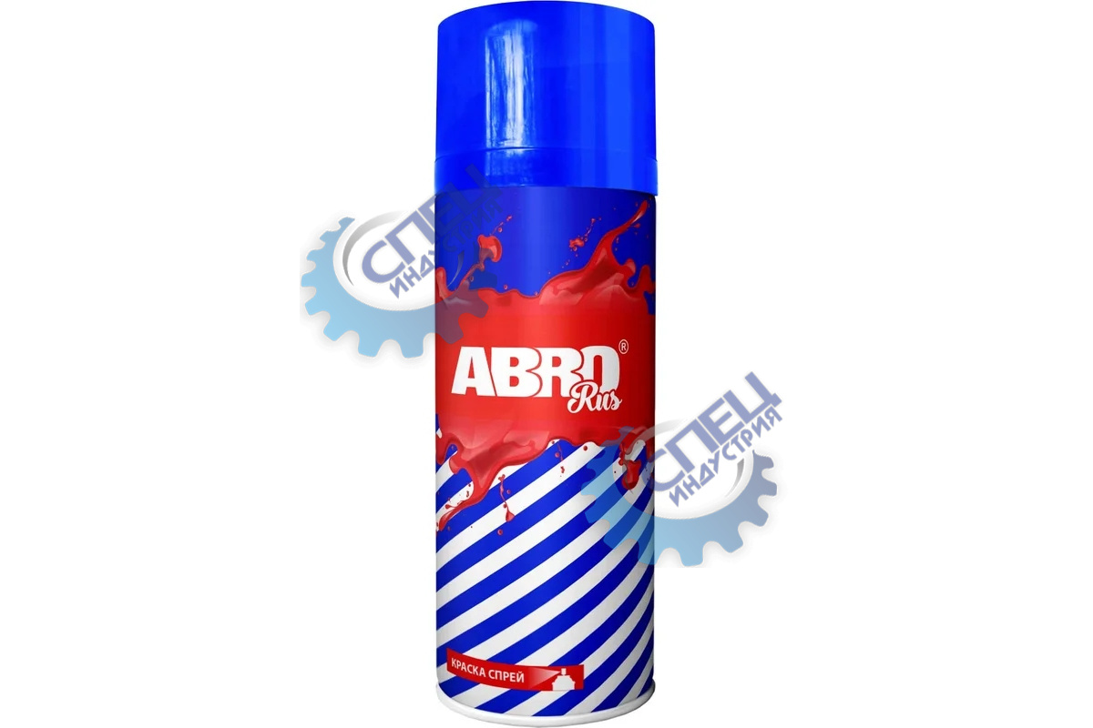 Краска акрил   Синяя флуорисцентная  ABRO Rus 1004  (аэр) 312г