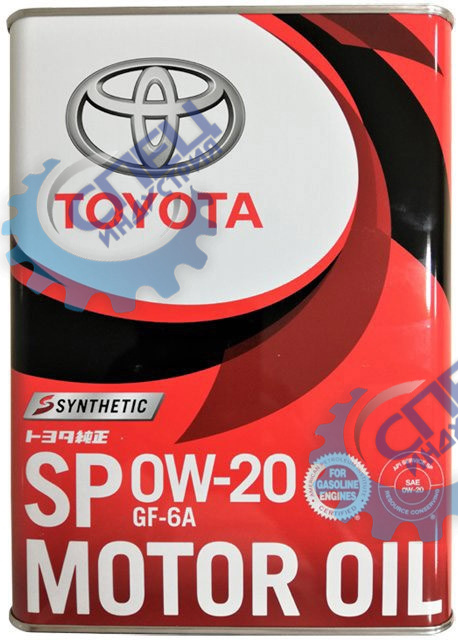 А/масло TOYOTA Motor Oil SP/CF-6A 0W20   4 л  (Япония)