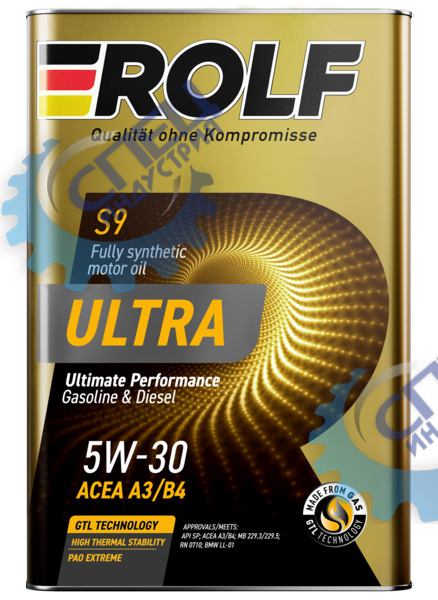 А/масло Rolf Ultra 5W30 1л A3/B4 API SP