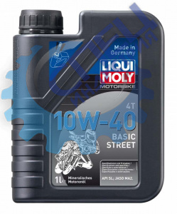 Масло 4T Liqui Moly 10W40 синт. 1л Motorbike Street