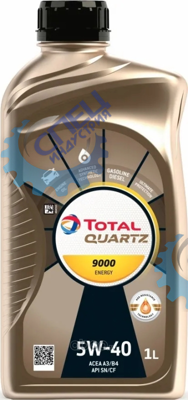 А/масло Total Quartz 9000 5W40  1 л