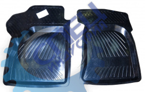 Коврик салона ВАЗ-2170 Priora резиновый (БРТ) перед 2шт