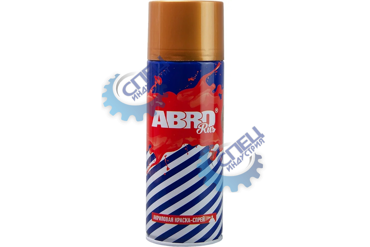 Краска акрил   Золото ABRO Rus 18К (аэр) SPOG-1009-R