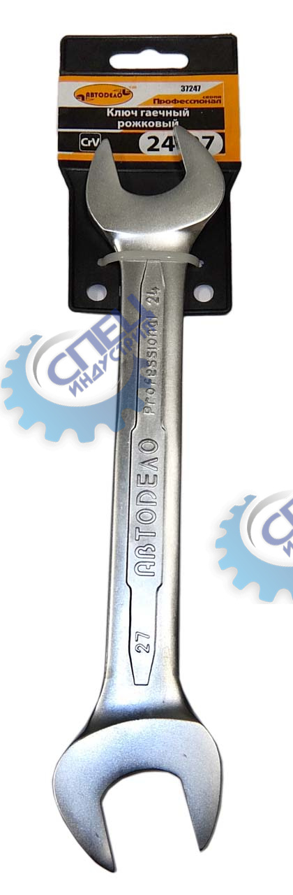 Ключ рожковый 24х27 (АвтоДело) Professional (11091) 37247