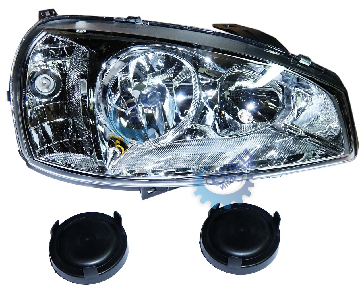 Блок-фара ВАЗ-1118 Kalina прав (GAMMA) под Bosch АБФ-1802R (B)