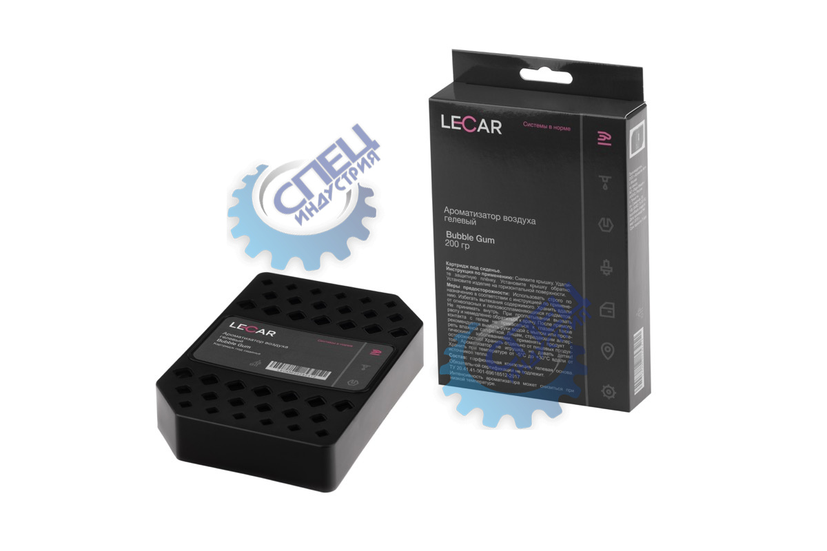 Ароматизатор под сиденье (LECAR) Банка Бабл Гам 