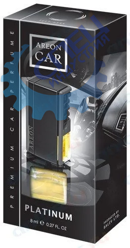 Ароматизатор на дефлек жидкий (AREON) CAR BOX BLACK STYLE Платина