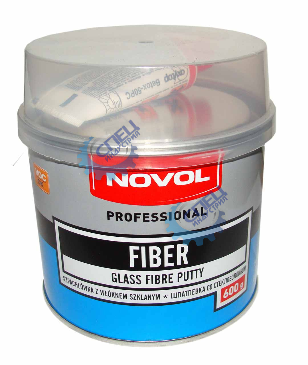 Шпатлевка Novol Fiber (стекло) 0,6 кг