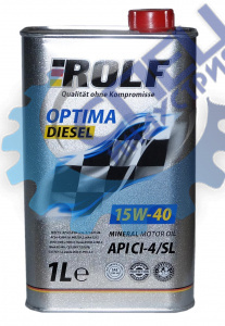А/масло Rolf Optima Diesel 15W40 1л  CI-4/SL