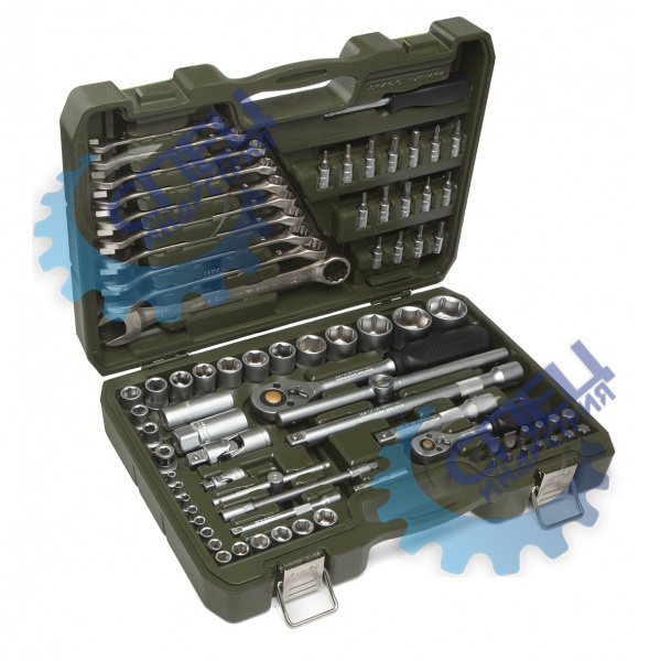 Набор инструмента (головок) 82 пр (ДТ) 1/4",1/2"