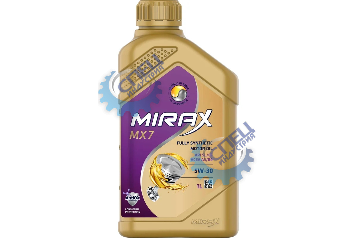 А/масло MIRAX MX7 5W30 SL/CF, A3/B4  1 л