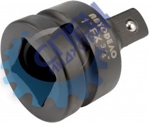 Переходник 1"х3/4" ударный (АвтоДело) CR-MO (15976) 40175