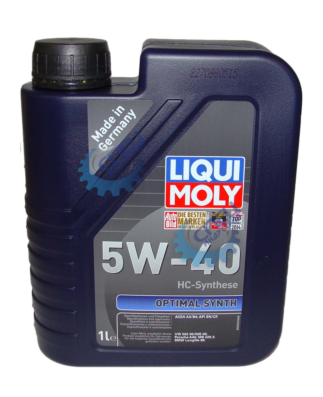 А/масло Liqui Moly 3925 Optimal 5W40 синт 1л