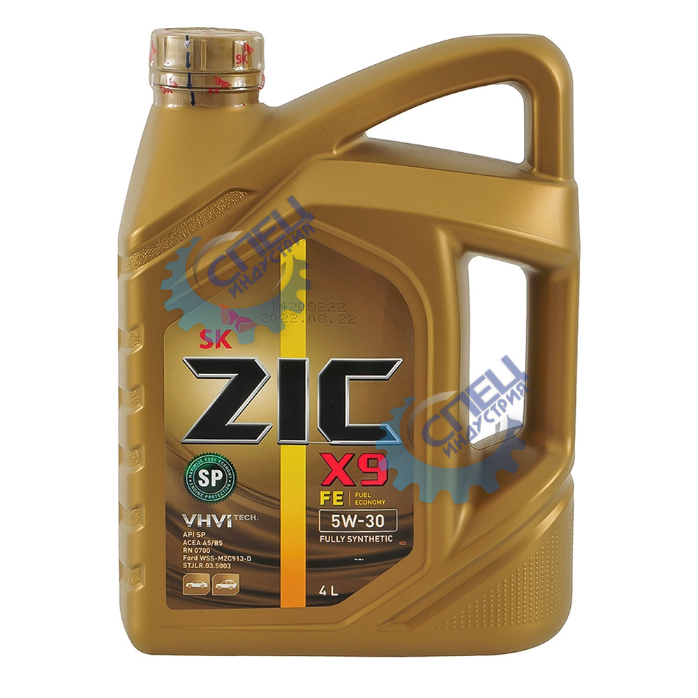 А/масло ZIC X9  5W30 FE 4 л, А5/В5