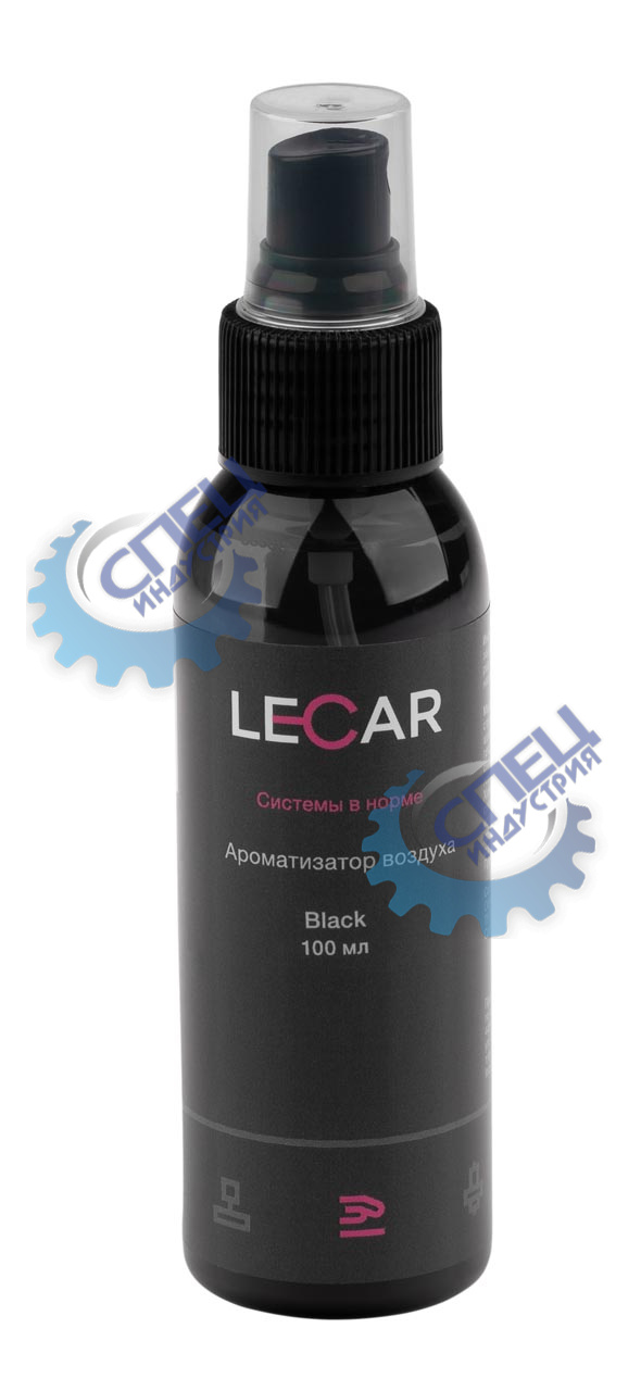Ароматизатор жидкий спрей 100 мл (LECAR) Черный лед