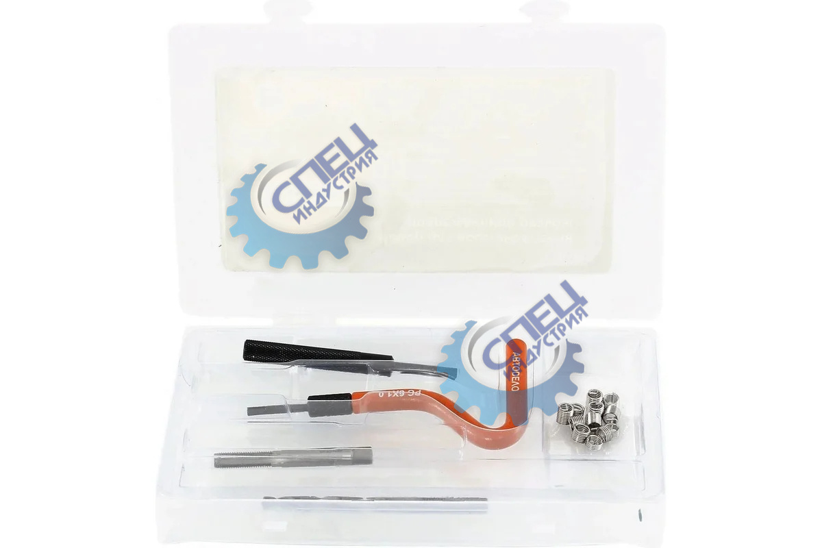 Набор для восстановления резьбы М12*1,25 мм 16 пр (АвтоДело) (10900) 40392