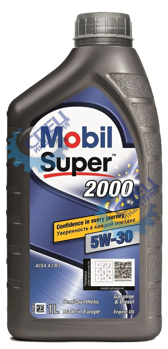 А/масло Mobil Super 2000 X1 5W30  1 л