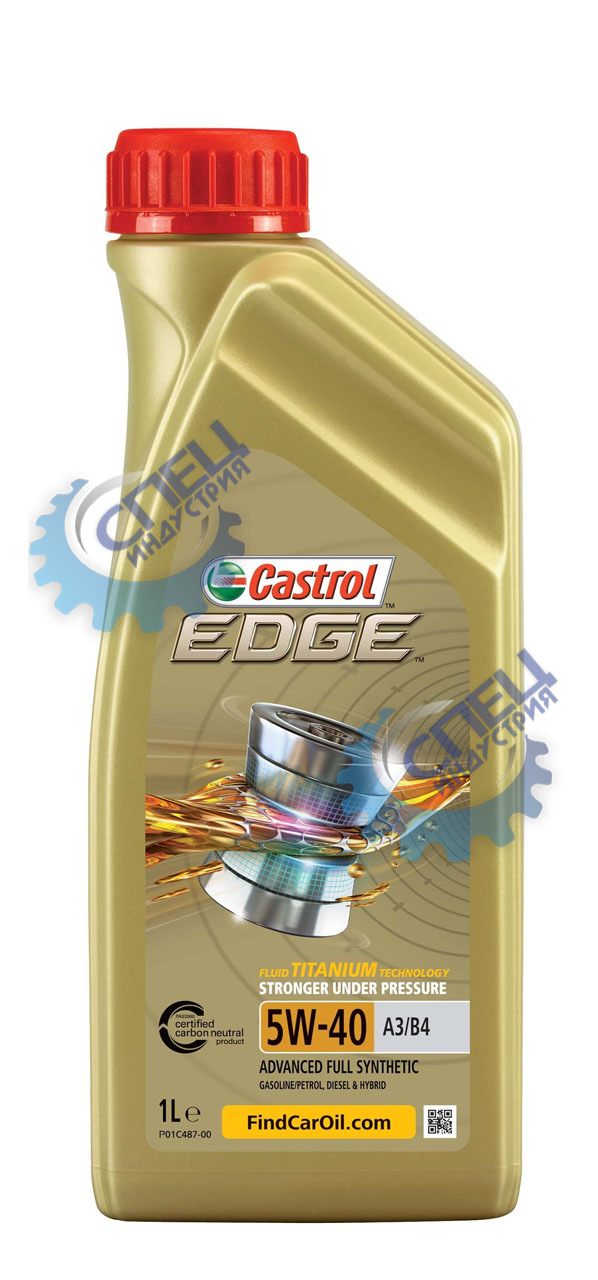 А/масло Castrol EDGE 5W40 (А3/В4)   1 л