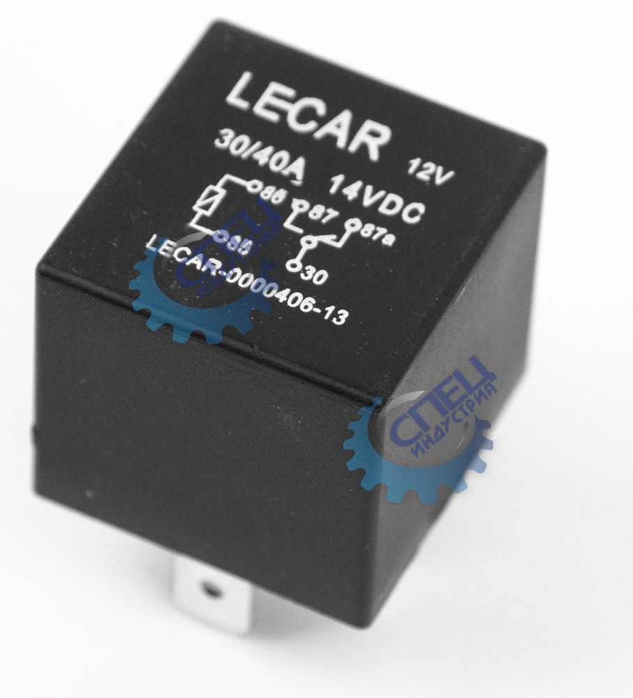 Реле замык 5-ти контактное 30/40А 12В с креп (LECAR) 