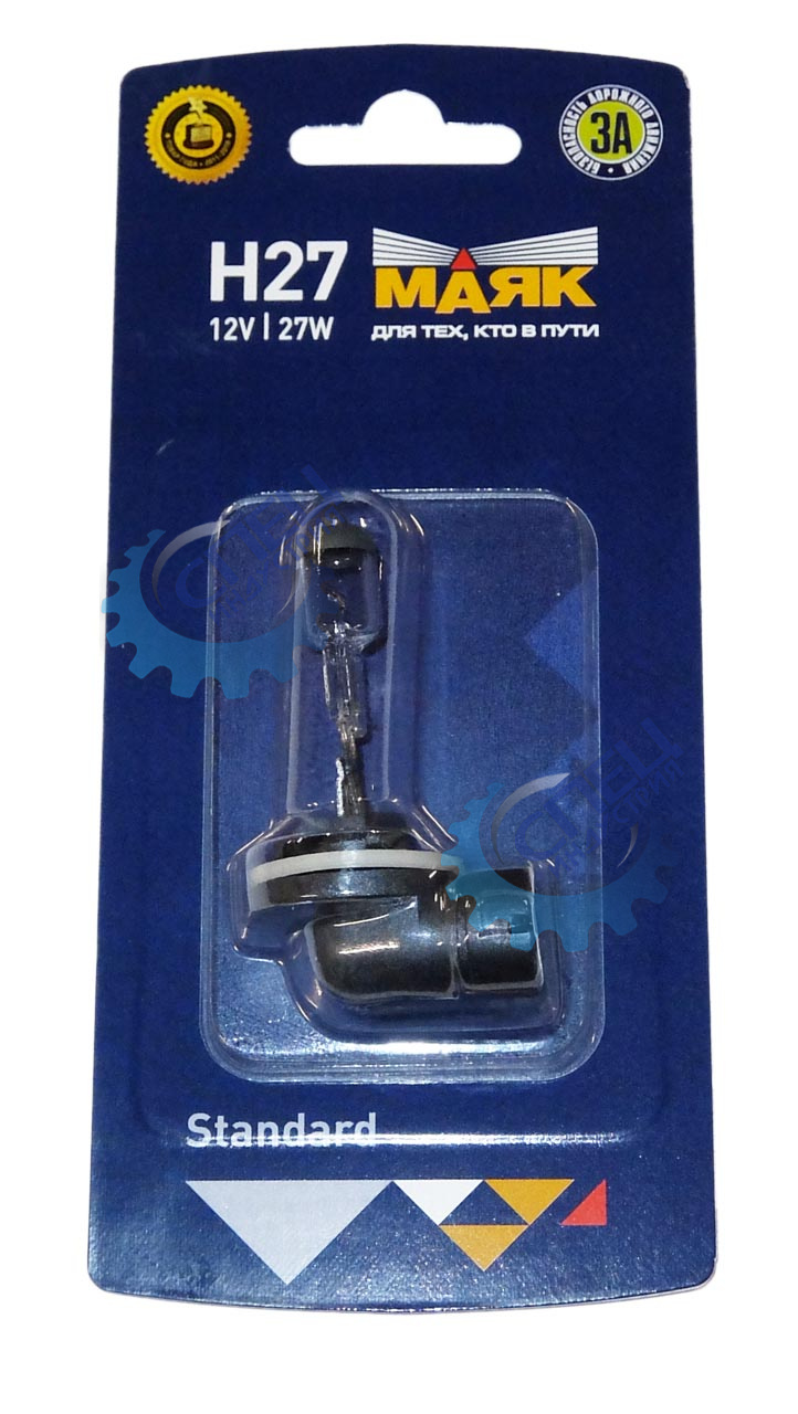 Лампа H27 галог 12V27W (Маяк) 52727/2/BL