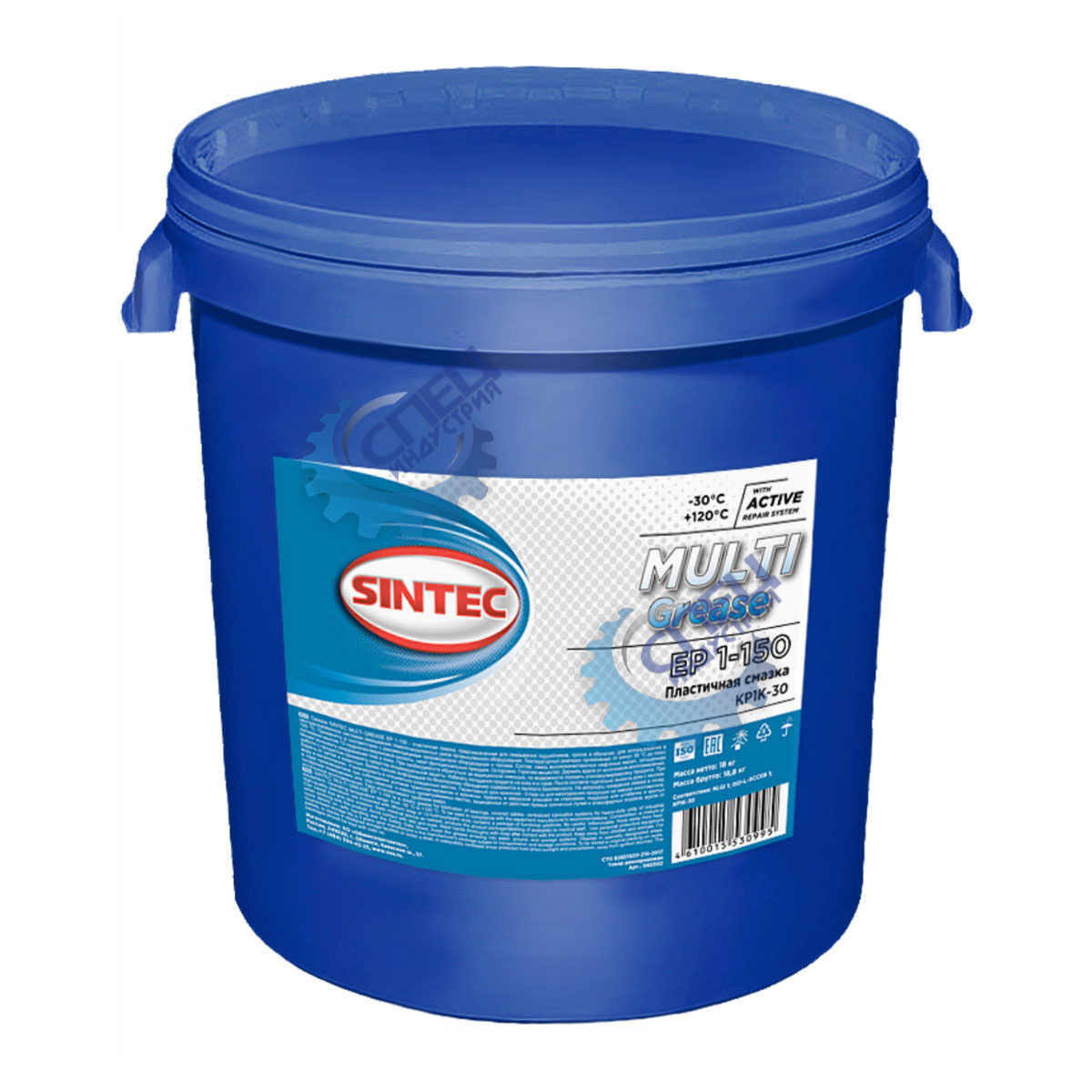 Смазка Sintec Multi Grease EP 1-150 18 кг (синяя)
