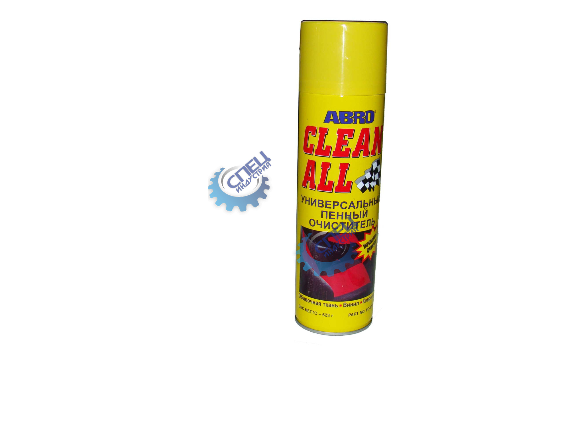 Очиститель обивки салона аэр пенный 623 гр (ABRO) FC-577-R