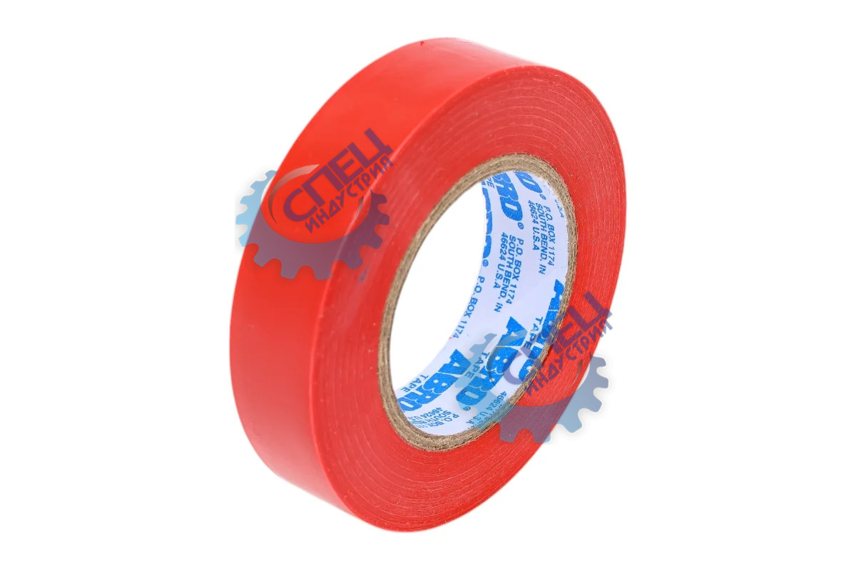 Изолента ПВХ 15мм*18,2м красная (ABRO) ET-912-15-18-RED-RW