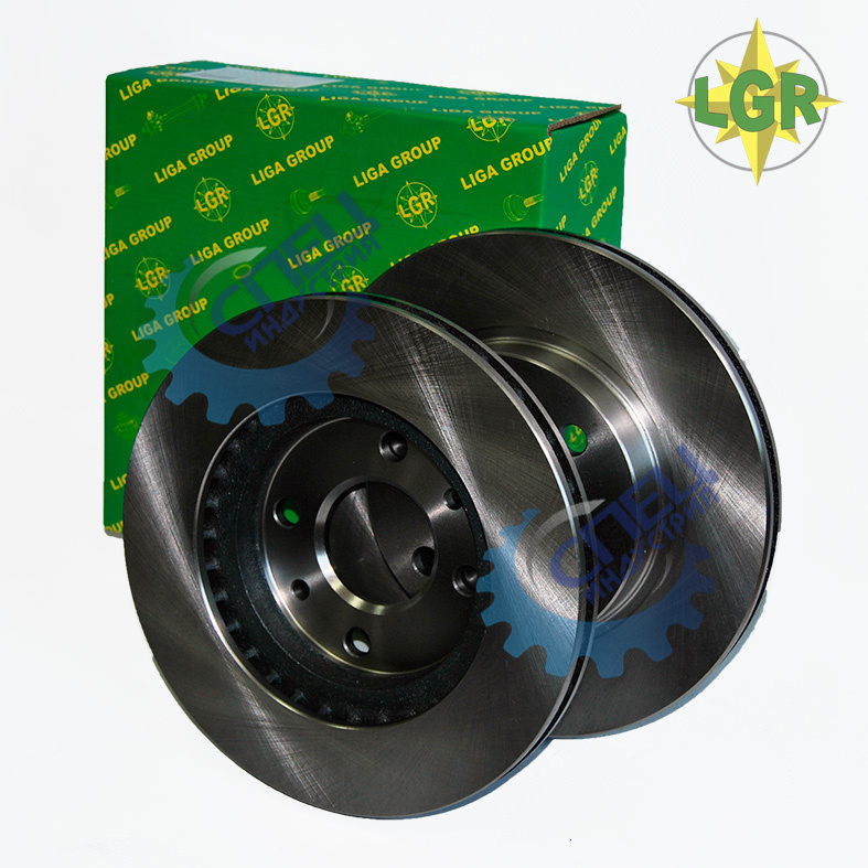 Диск торм передний ВАЗ-2110 вентил R13 к-т (LGR)