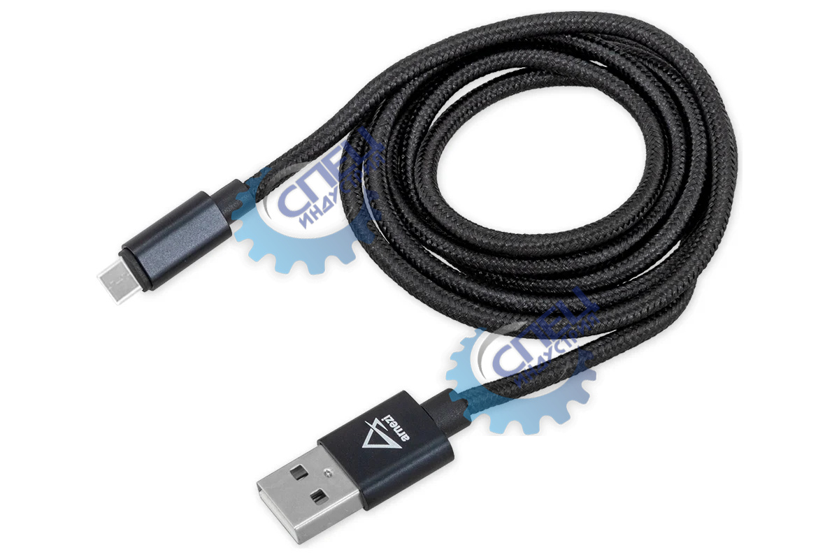 Кабель USB2.0/ Type C (Arnezi) 2,4А, 1,0 метр, черный, коробка ПВХ A0605023