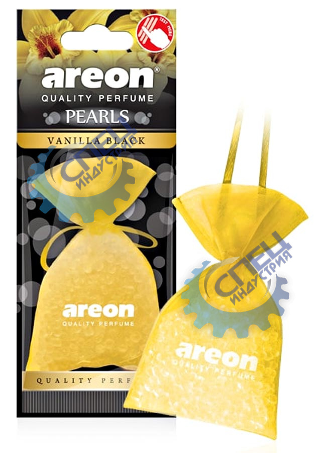 Ароматизатор подвес (AREON) PEARLS Ваниль и чёрный кристалл мешочек 704ABP14