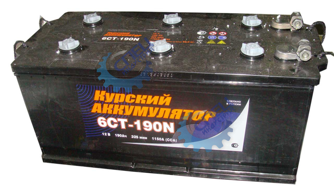 АКБ 190 КЗА высокий конус (EN1200A) ДШВ 525х240х242 с клеммами залит