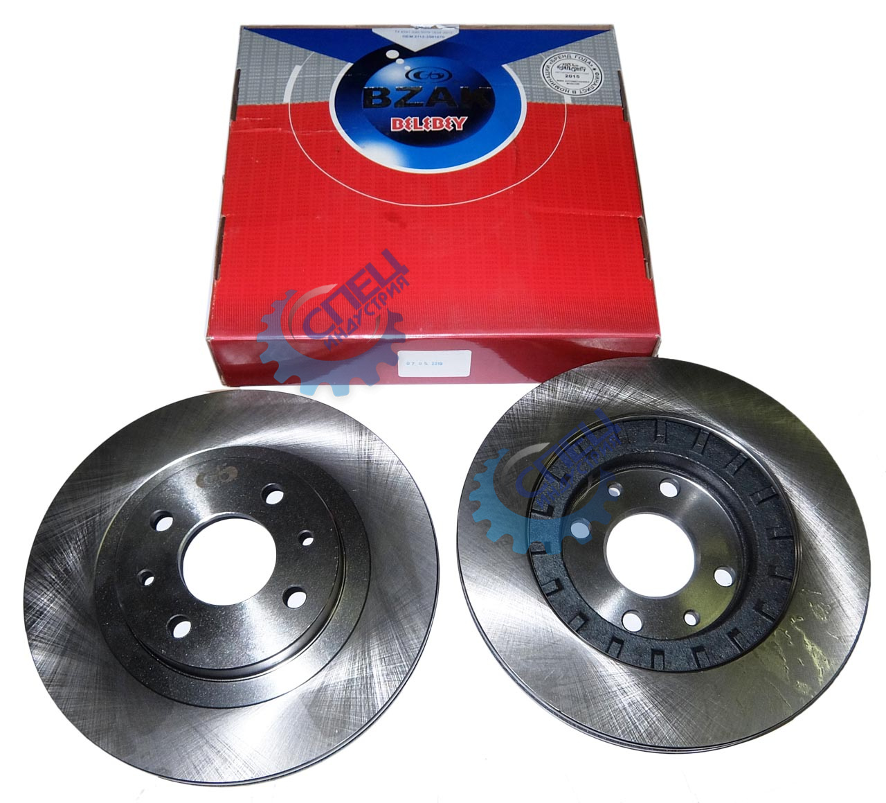 Диск торм передний ВАЗ-2112 вентил R14 к-т (Белебей) 906-621