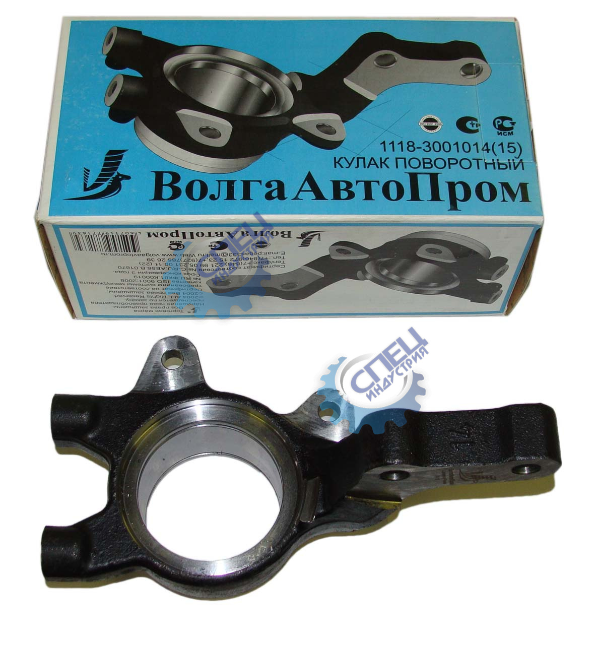 Кулак поворотный ВАЗ-1118 Kalina (ВолгаАвтоПром) прав 1118-3001014