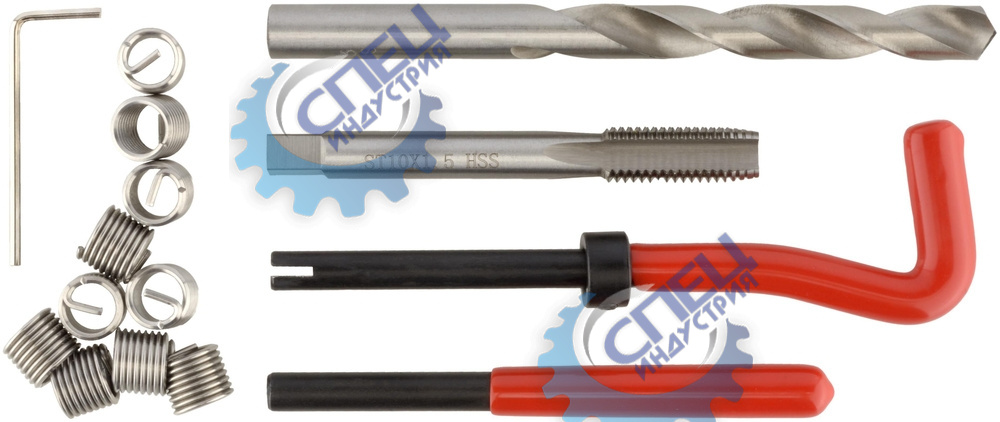 Набор для восстановления резьбы М12*1,5 мм 16 пр (АвтоДело) (16417) 40564