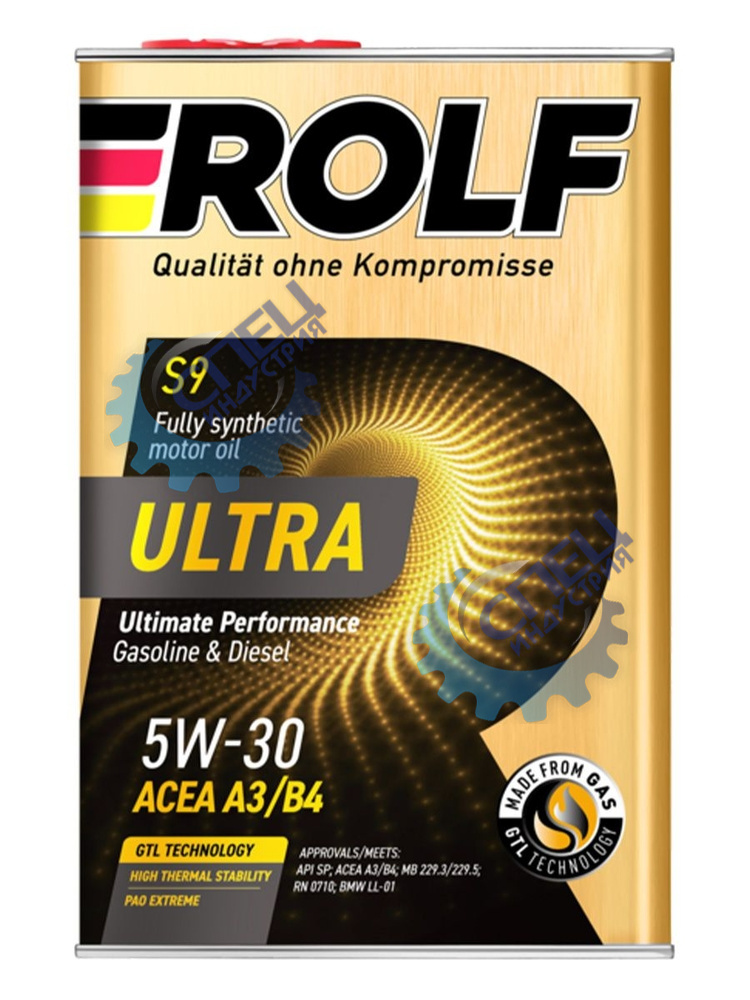 А/масло Rolf 3-SYNTHETIC 5W30 1л ACAE С3 МЕТАЛЛ
