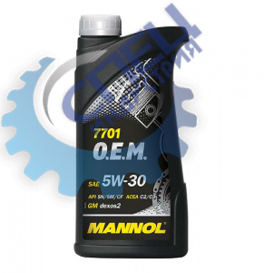 А/масло Mannol 5W30 7701  O.E.М. for Chevrolet Opel 1л