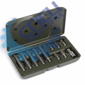 Вставки набор Ribe 3/8" 11 пр (ДТ) с переходником 1/2"(636391)