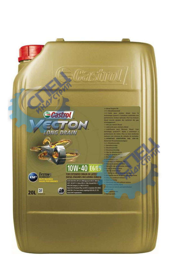 А/масло Castrol Vecton Long Drain  10w40 E6/E9  20 л