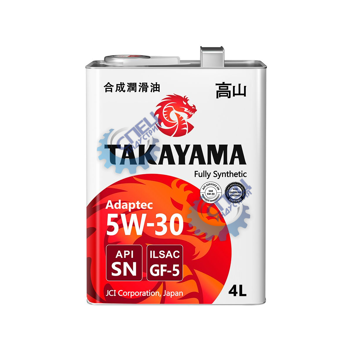 А/масло TAKAYAMA (МЕТАЛЛ) 5W30 син 4 л GF-5 API SN Adaptec