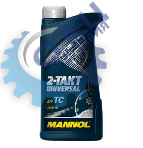 Масло 2T Mannol Universal мин.  1 л