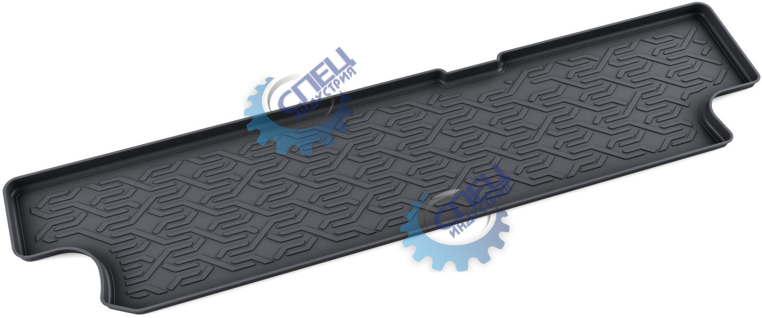 Коврик салона Лада Ларгус 3-й ряд резиновые (Mile) к-т